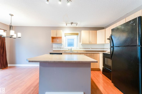72 2021 Grantham Court, Edmonton, AB - Indoor Photo Showing Kitchen With Double Sink