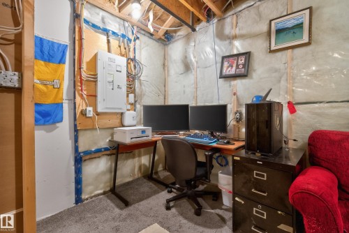 1096 Cy Becker Road, Edmonton, AB - Indoor Photo Showing Basement