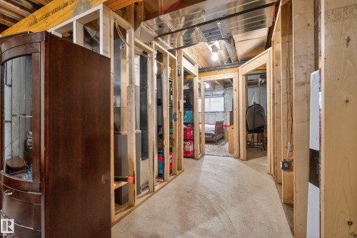 1096 Cy Becker Road, Edmonton, AB - Indoor Photo Showing Basement