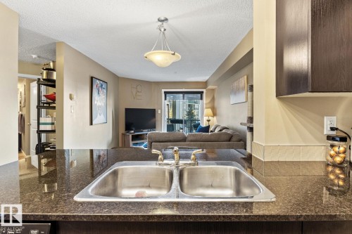 208 18122 77 Street, Edmonton, AB - Indoor Photo Showing Kitchen With Double Sink
