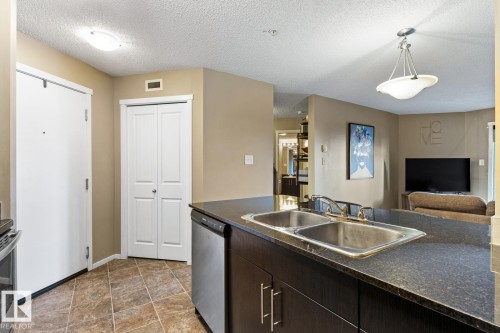 208 18122 77 Street, Edmonton, AB - Indoor Photo Showing Kitchen With Double Sink