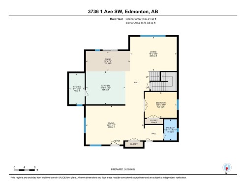 Floor plan - 3736 1 Avenue Sw, Edmonton, AB - Other