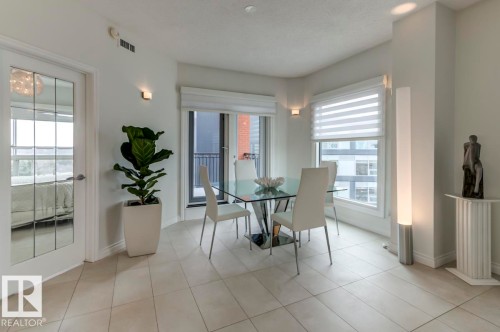 606 10108 125 Street, Edmonton, AB - Indoor Photo Showing Dining Room