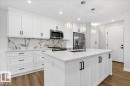257 Knottwood Road N, Edmonton, AB  - Indoor Photo Showing Kitchen With Double Sink With Upgraded Kitchen 