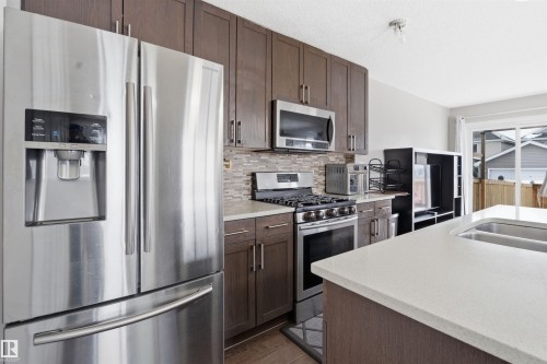2310 68 Street, Edmonton, AB - Indoor Photo Showing Kitchen With Upgraded Kitchen
