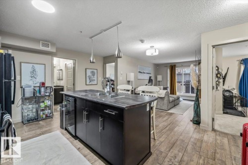 113 5510 Schonsee Drive, Edmonton, AB - Indoor Photo Showing Kitchen With Double Sink