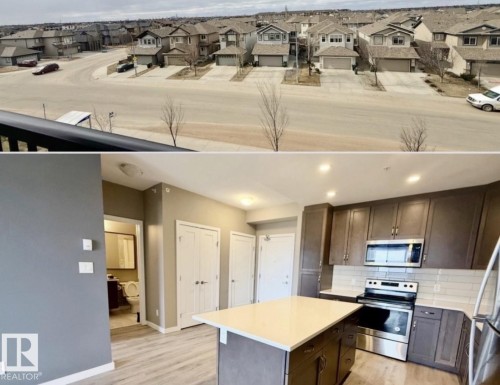 437 5504 Schonsee Drive, Edmonton, AB - Indoor Photo Showing Kitchen