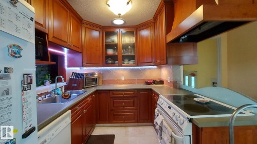 16305 109A Avenue, Edmonton, AB - Indoor Photo Showing Kitchen With Double Sink