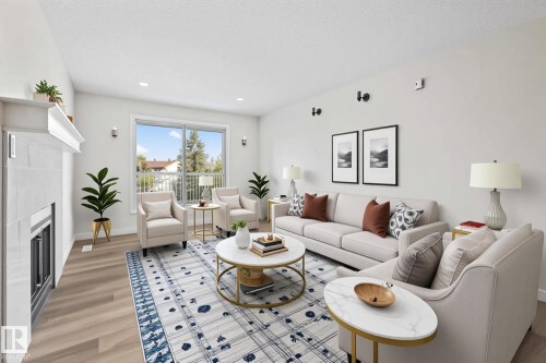 308 6208 180 Street, Edmonton, AB - Indoor Photo Showing Living Room