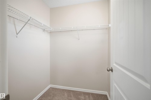 Walk-in closet featuring wire shelving, light neutral wall paint, and carpet flooring - 1124 37A Avenue, Edmonton, AB - Indoor With Storage
