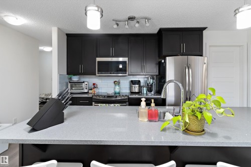 402 6084 Stanton Drive, Edmonton, AB - Indoor Photo Showing Kitchen With Upgraded Kitchen
