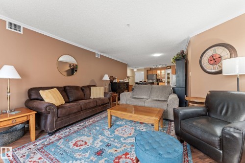 203 8909 100 Street, Edmonton, AB - Indoor Photo Showing Living Room