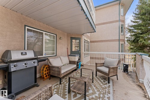 203 8909 100 Street, Edmonton, AB - Outdoor With Deck Patio Veranda With Exterior
