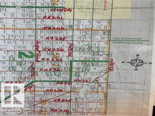 Property Location Map. Displaying geographical data and boundary lines for the property - 23127 Twp Rd 502, Rural Leduc County, AB - Other