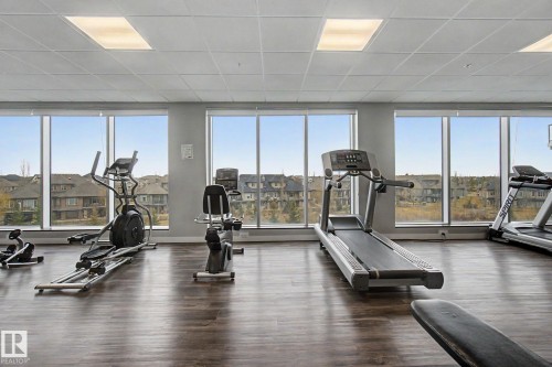 1225 5151 Windermere Boulevard, Edmonton, AB - Indoor Photo Showing Gym Room
