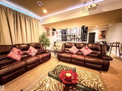 9004 24 Avenue, Edmonton, AB - Indoor Photo Showing Living Room