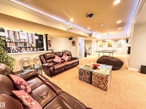 9004 24 Avenue, Edmonton, AB - Indoor Photo Showing Living Room