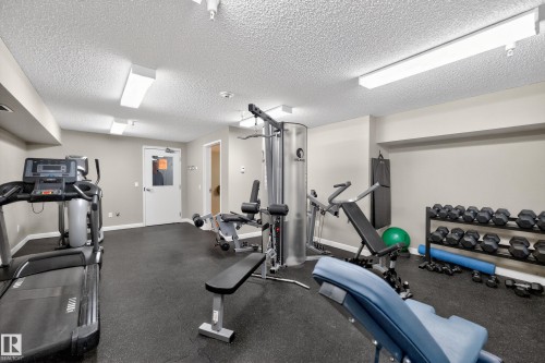310 3719 Whitelaw Lane, Edmonton, AB - Indoor Photo Showing Gym Room