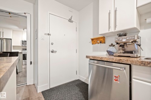 103 9715 110 Street, Edmonton, AB - Indoor Photo Showing Kitchen