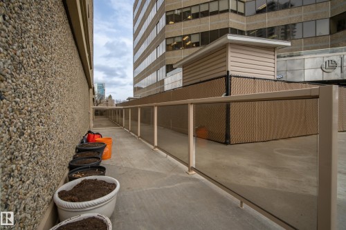South Side of Patio - 103 9715 110 Street, Edmonton, AB - Outdoor With Exterior