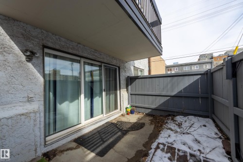 102 11217 103 Avenue, Edmonton, AB - Outdoor With Deck Patio Veranda With Exterior