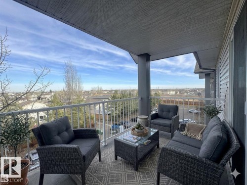 Virtually staged for inspiration, imagine the possibilities and make it your own. - 421-3425 19 Street, Edmonton, AB - Outdoor With Deck Patio Veranda With View With Exterior
