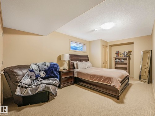 Basement Bedroom #1 - 8723 207 Street Nw, Edmonton, AB - Indoor Photo Showing Bedroom