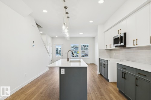 1605 210A Street, Edmonton, AB - Indoor Photo Showing Kitchen With Upgraded Kitchen