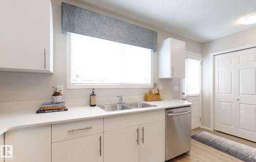 1609 210A Street, Edmonton, AB - Indoor Photo Showing Kitchen With Double Sink