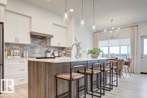 20739 40 Avenue, Edmonton, AB - Indoor Photo Showing Kitchen With Upgraded Kitchen