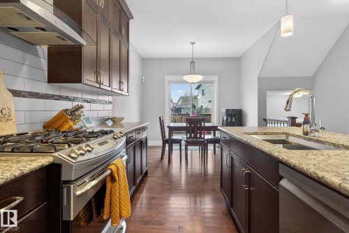 11732 18 Avenue, Edmonton, AB - Indoor Photo Showing Kitchen With Double Sink With Upgraded Kitchen