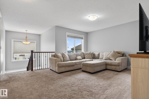 11732 18 Avenue, Edmonton, AB - Indoor Photo Showing Living Room