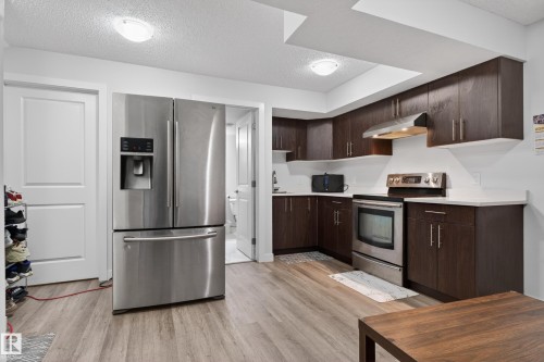 5242 23 Avenue, Edmonton, AB - Indoor Photo Showing Kitchen With Stainless Steel Kitchen