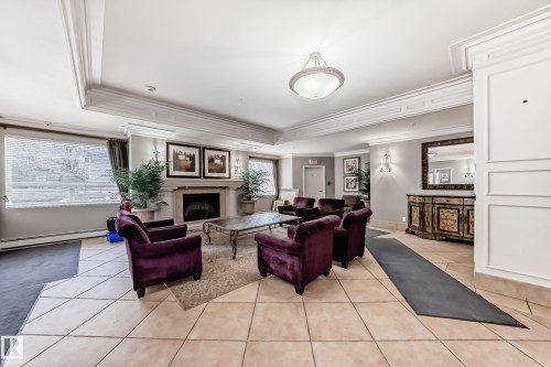 1003 9707 105 Street, Edmonton, AB - Indoor With Fireplace