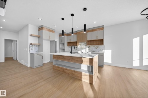 461 Crystal Creek Link, Leduc, AB - Indoor Photo Showing Kitchen