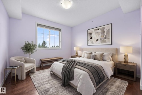 413 10530 56 Avenue, Edmonton, AB - Indoor Photo Showing Bedroom