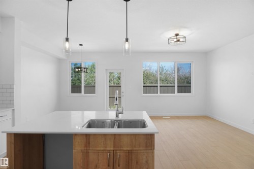 8719 183 Avenue, Edmonton, AB - Indoor Photo Showing Kitchen With Double Sink