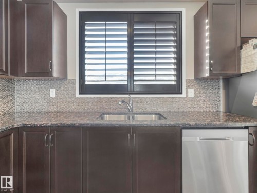 8119 Chappelle Way, Edmonton, AB - Indoor Photo Showing Kitchen With Double Sink