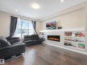8119 Chappelle Way, Edmonton, AB  - Indoor Photo Showing Living Room With Fireplace 