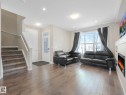 8119 Chappelle Way, Edmonton, AB  - Indoor Photo Showing Living Room With Fireplace 