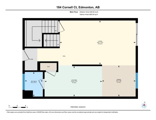 Floor plan - 184 Cornell Court, Edmonton, AB - Other