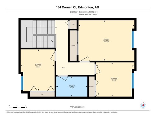 Floor plan - 184 Cornell Court, Edmonton, AB - Other