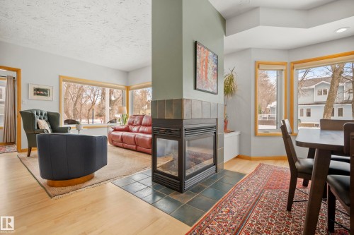 9604 100A Street, Edmonton, AB - Indoor With Fireplace
