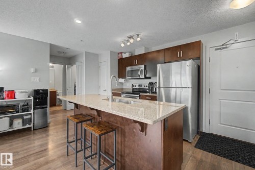 330 390 Windermere Rd, Edmonton, AB - Indoor Photo Showing Kitchen With Stainless Steel Kitchen With Double Sink