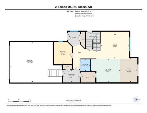 Floor plan - 2 Edison Drive, St. Albert, AB - Other