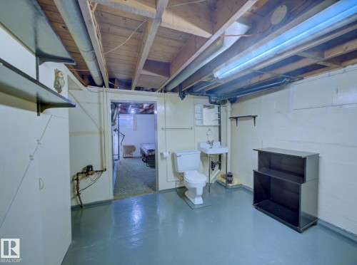 9533 77 Avenue, Edmonton, AB - Indoor Photo Showing Basement