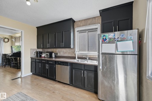 11908 71 Street, Edmonton, AB - Indoor Photo Showing Kitchen With Double Sink