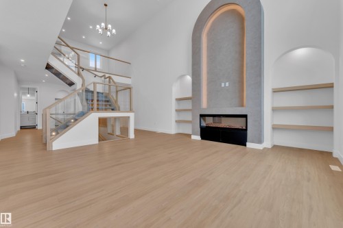 8790 Mayday Lane, Edmonton, AB - Indoor With Fireplace