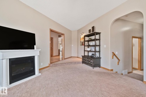 4228 8 Avenue, Edson, AB - Indoor Photo Showing Other Room With Fireplace
