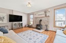 4228 8 Avenue, Edson, AB  - Indoor Photo Showing Living Room With Fireplace 